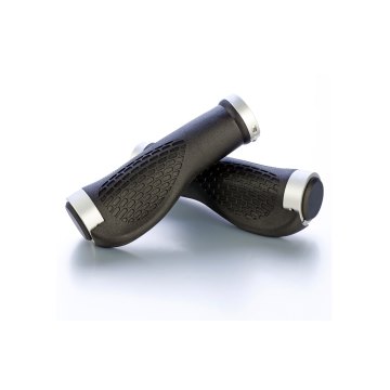JetBlack Ergo Lockon Grips Silver Rings JetBlack Products