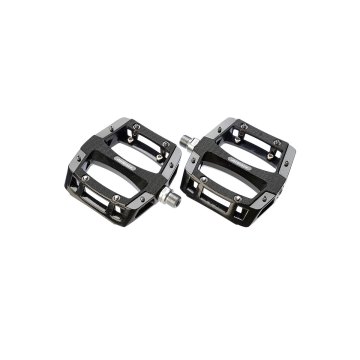 JetBlack Flat Out Pro Alloy MTB Pedals Painted Black Sealed Bearings Cromo Axle JetBlack Products