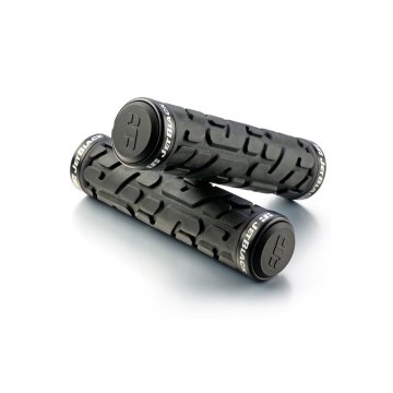 JetBlack Rivet Lock On Grips, Black w Black Rings JetBlack Products