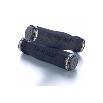 JetBlack Softy Foam Lockon Black Grips Black Rings JetBlack Products