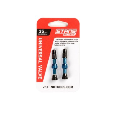 Stans NoTubes Universal Valve 35mm Aluminim blue JetBlack Products