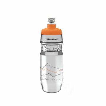 Jetblack Icon Bottle 710ml Clear Orange Lid