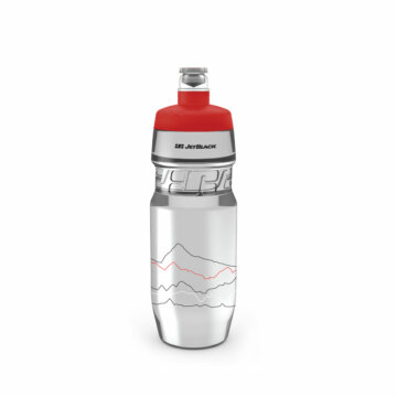 Jetblack Icon Bottle 710ml Clear Red Lid