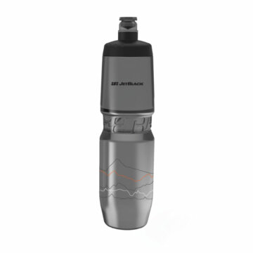 Jetblack Icon 900ml Cycling Bottle Smoke With Black Lid
