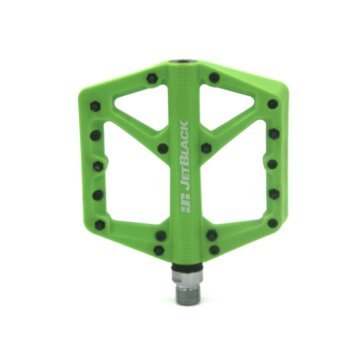 JBPA-0704-GR-JB Thermolite MTB Pedals Sealed Bearings Cromo Axle Green