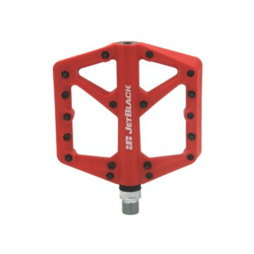 JBPA-0704-RD-JB Thermolite MTB Pedals Sealed Bearings Cromo Axle Red