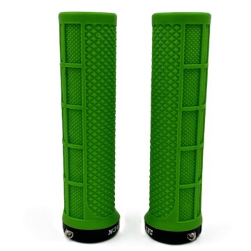 Jbg Staple Gnbk Jb Staple Lock On Grips Green Black Rings