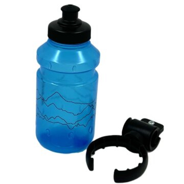 Jbb Kids Bu Jetblack Kids Bottle 350ml (pp) Blue & Holder