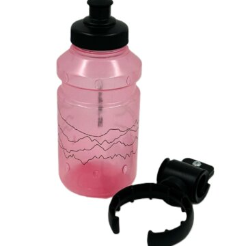 Jbb Kids Pi Jetblack Kids Bottle 350ml (pp) Pink & Holder