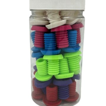 Jbg Jar01 Mx Jetblack Grip End Plugs Push In Non Lock Mixed (jar Of 30)