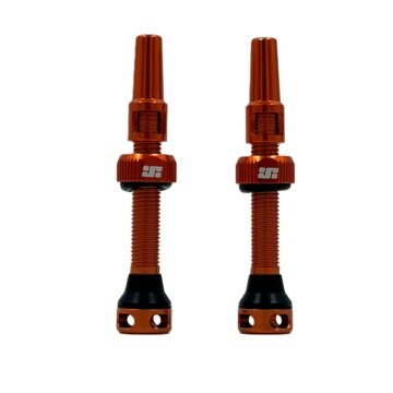 Jbv Tlv 44 Or Jb Jetvalve Tubeless Valve Pair 44mm Orange
