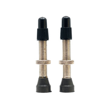As0289 Stan's Tubeless Universal Valves, Pr, Regular Brass Pair