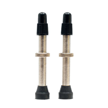 As0290 Stan's Tubeless Universal Valves, Pr, Medium Brass Pair