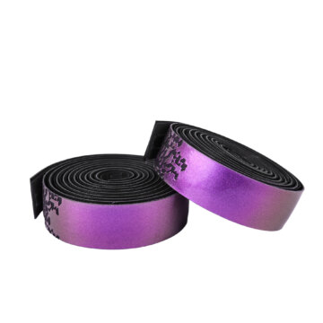 Jbbt Jws Bkcpu Jetblack Jetwrap Silicone Bar Tape Blackchameleon Purple Stacked
