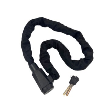 Jetblack Heavy Duty Chain Key Lock 1200mm Jetblack Cycling Australia