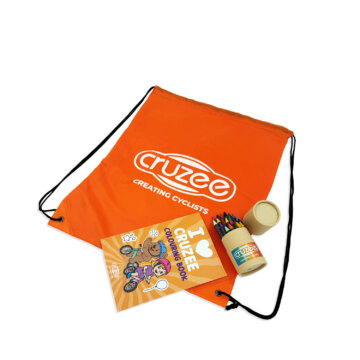 Cruzee Creative Kit With Colouring Book Bag Colouring Pencils