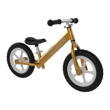 Cruzee Childs Balance Bike Gold Jetblack Cycling Australia