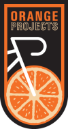 Orange Projects Badge On White Jetblack Cycling .png